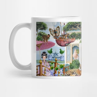 Flying boat chinoiserie Mug